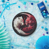 Licht Schatten Wolf Geist Tier Fantasy Pappteller (Party)