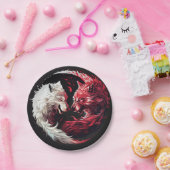 Licht Schatten Wolf Geist Tier Fantasy Pappteller (Party)