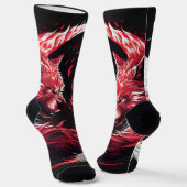 Licht Schatten Wolf Geist Tier Fantasy Socken (Gewinkelt)