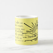 Licht scheinen kaffeetasse (Mittel)