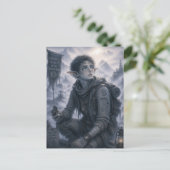 Licht / Scout / Nebelberge Postkarte (Stehend Vorderseite)