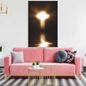 Licht sehen leinwanddruck (Insitu (Wohnzimmer))