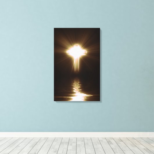 Licht sehen leinwanddruck (Insitu (Holzboden))