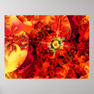 Licht strahlen poster