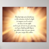 Licht suchen poster (Vorne)