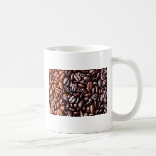 Licht u. dunkle Braten-Kaffeebohnen - Kaffeetasse (Rechts)
