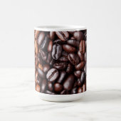 Licht u. dunkle Braten-Kaffeebohnen - Kaffeetasse (Mittel)