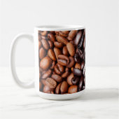 Licht u. dunkle Braten-Kaffeebohnen - Kaffeetasse (Links)