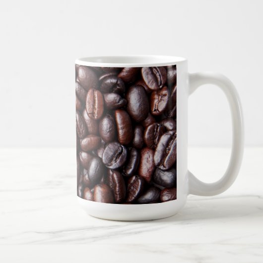 Licht u. dunkle Braten-Kaffeebohnen - Kaffeetasse (Rechts)