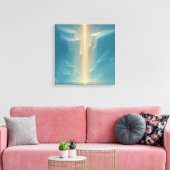 Licht über dem Gletscher Leinwanddruck (Insitu (Wohnzimmer))