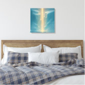 Licht über dem Gletscher Leinwanddruck (Insitu (Schlafzimmer))