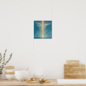 Licht über dem Gletscher Poster (Küche)