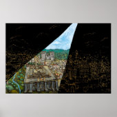 Licht über den Tempel, Jonathan Kis-Lev Poster (Vorne)