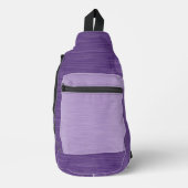 LICHT UND DUNKEL LILA GESCHWINDIGTES METALLSEHEN CROSSBODY BAG (Vorderseite)