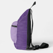 LICHT UND DUNKEL LILA GESCHWINDIGTES METALLSEHEN CROSSBODY BAG (Rechts)