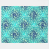 Licht und Dunkel-Pool-Wassermuster Fleecedecke (Vorderseite (Horizontal))