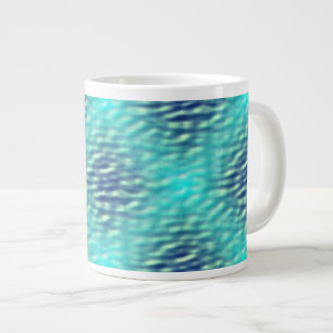 Licht und Dunkel-Pool-Wassermuster Jumbo-Tasse