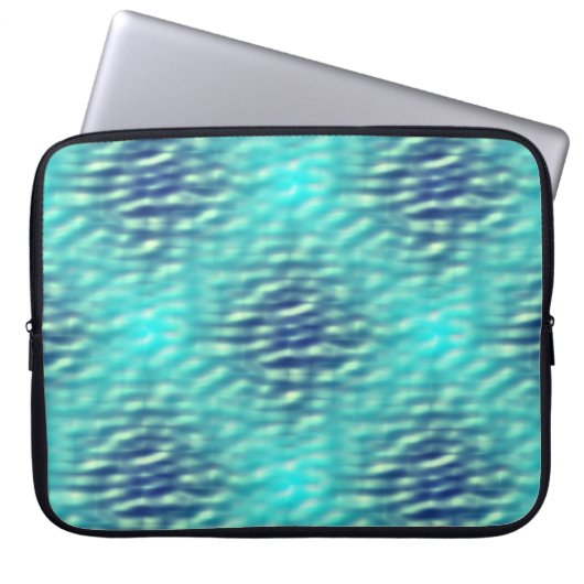 Licht und Dunkel-Pool-Wassermuster Laptopschutzhülle (Vorderseite)