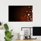 Licht und Dunkel Poster (Heimbüro)