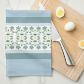 Licht und Dunkelblau Geschirrtuch (Viertel Falte)