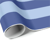 Licht und dunkelblaues gestreiftes Packpapier (Rolleneckpunkt)