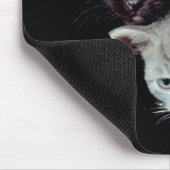 Licht und Dunkle Kätzchen Mousepad (Ecke)