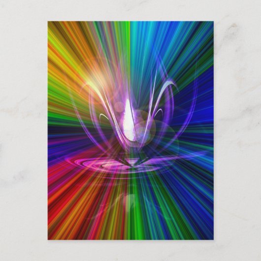 Licht und Energie sind Magie 2 Postkarte (Vorderseite)