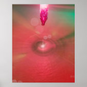 Licht- und Farbhintergrund für Videoanrufe Poster (Vorne)