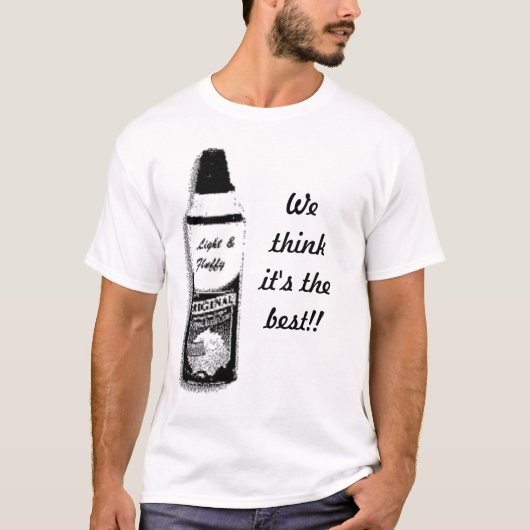 Licht und flaumiges T-Shirt (Vorderseite)