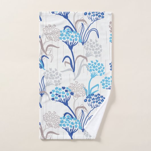 Licht und Luft-Hydrangea-Muster Badhandtuch Set (Handtuch)