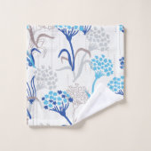 Licht und Luft-Hydrangea-Muster Badhandtuch Set (Waschlappen)