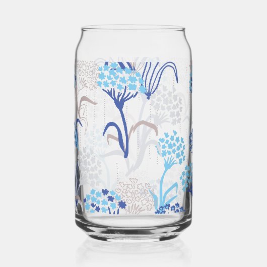 Licht und Luft-Hydrangea-Muster Dosenglas (Rechts)