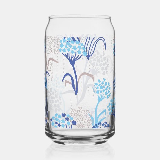 Licht und Luft-Hydrangea-Muster Dosenglas (Links)