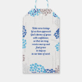 Licht und Luft-Hydrangea-Muster Geschenkanhänger (Rückseite)