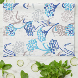 Licht und Luft-Hydrangea-Muster Geschirrtuch