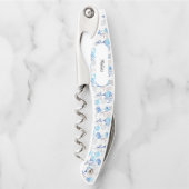Licht und Luft-Hydrangea-Muster Kellnermesser (Vorderseite)