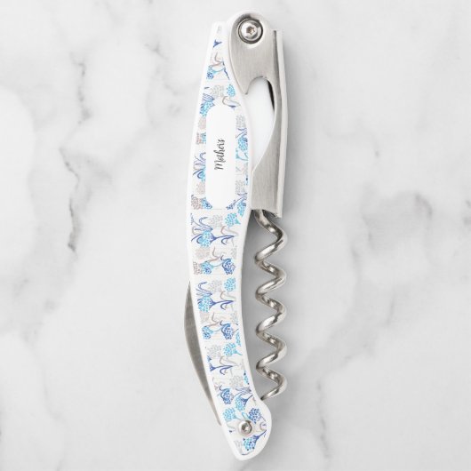 Licht und Luft-Hydrangea-Muster Kellnermesser (Rückseite)