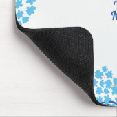 Licht und Luft-Hydrangea-Muster Mousepad (Ecke)