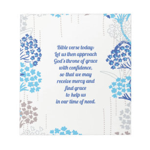 Licht und Luft-Hydrangea-Muster Notizblock