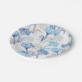 Licht und Luft-Hydrangea-Muster Pappteller (Schrägansicht)