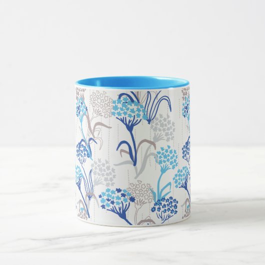 Licht und Luft-Hydrangea-Muster Tasse (Zentrum)