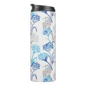 Licht und Luft-Hydrangea-Muster Thermosbecher (Nach rechts gedreht)