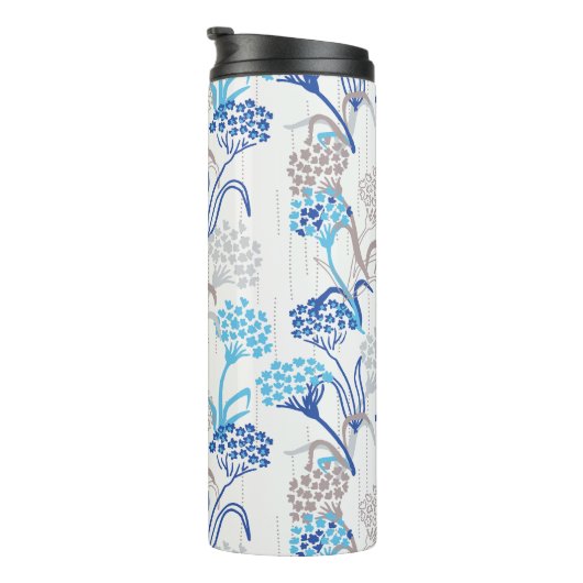 Licht und Luft-Hydrangea-Muster Thermosbecher (Nach rechts gedreht)