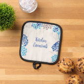 Licht und Luft-Hydrangea-Muster Topflappen (Oben Unten)