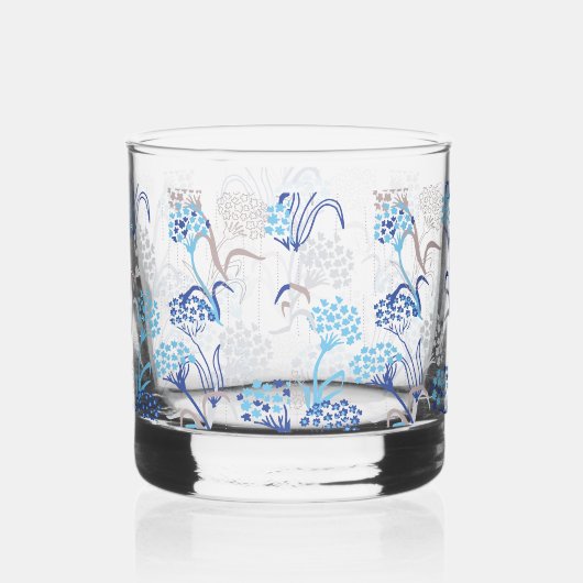 Licht und Luft-Hydrangea-Muster Whiskyglas (Rechts)