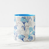 Licht und Luft-Hydrangea-Muster Zweifarbige Tasse (Mittel)