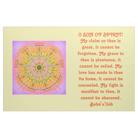 Licht und Ruhm Stoff (Yard (91,4 cm))