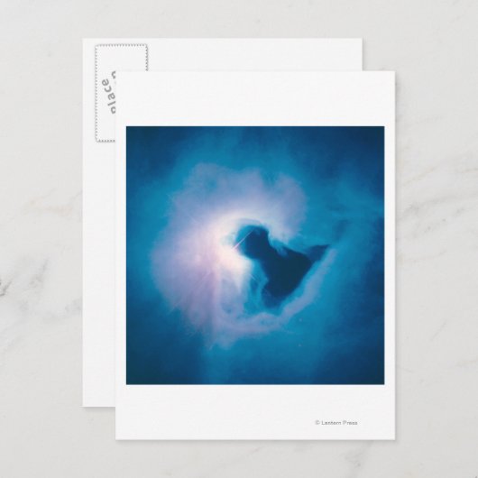 Licht und Schatten im Carina-Nebel Postkarte (Vorne/Hinten)