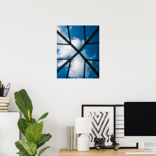 Licht und Wolken Poster (Heimbüro)
