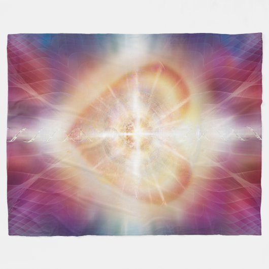 Licht V076 in Schatten 45 Fleecedecke (Vorderseite (Horizontal))